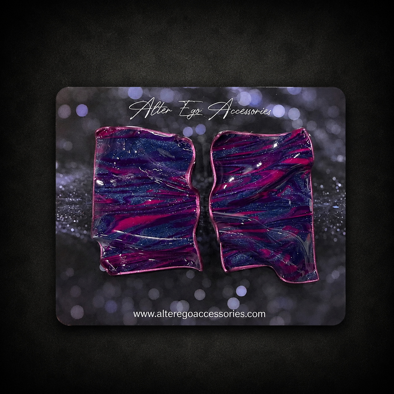 Colorful Marble Polymer Clay Studded Earrings | Choose Your Style | Studded Earrings | Accessories