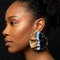 The Nina Luxe Studs- Statement Earrings | Lightweight Wavy Stud Earrings | Bold Modern Art Jewelry | Statement Earrings Without The Weight