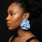 The Nina Luxe Studs- Statement Earrings | Lightweight Wavy Stud Earrings | Bold Modern Art Jewelry | Statement Earrings Without The Weight