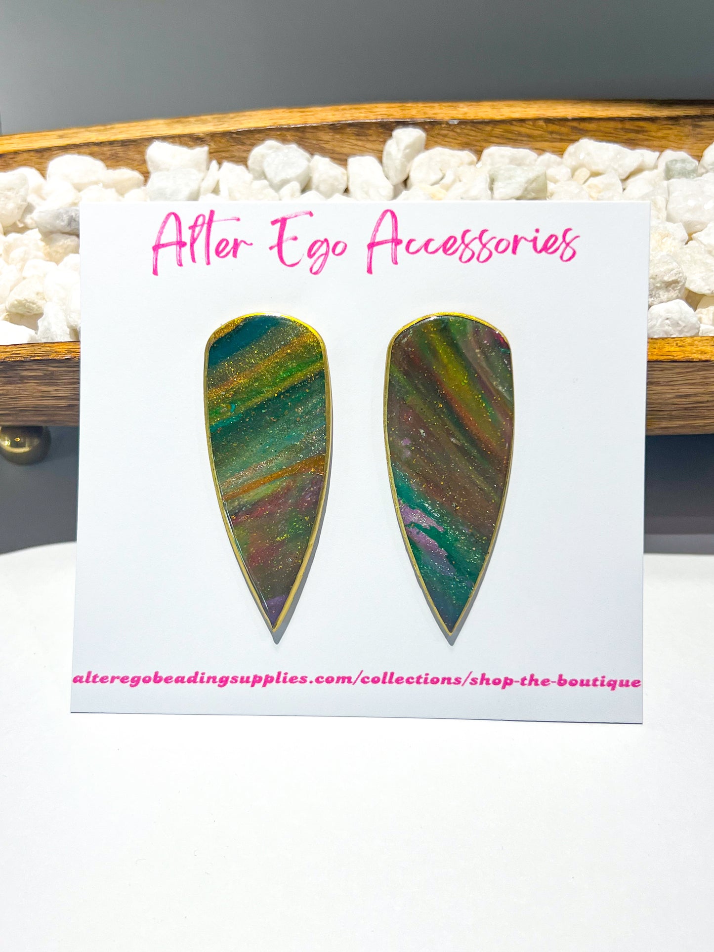 Colorful Daggers Studded Polymer Clay Earrings | Choose Your Style | Studded Earrings | Accessories