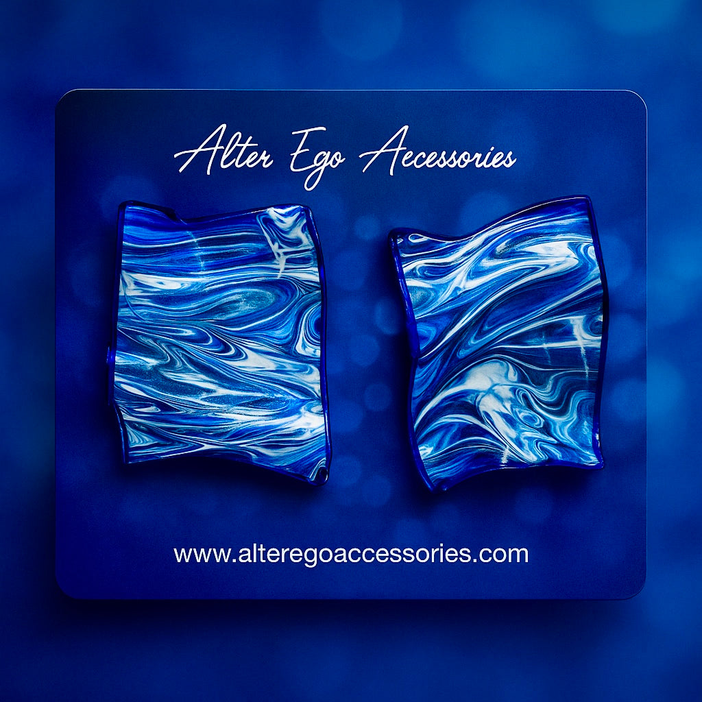 Colorful Marble Polymer Clay Studded Earrings | Choose Your Style | Studded Earrings | Accessories