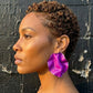 The Nina Luxe Studs- Statement Earrings | Lightweight Wavy Stud Earrings | Bold Modern Art Jewelry | Statement Earrings Without The Weight