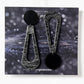 Expressive Exclamation Polymer Clay & Acrylic Earrings – Lightweight Statement Earrings, Modern Geometric Post Earrings