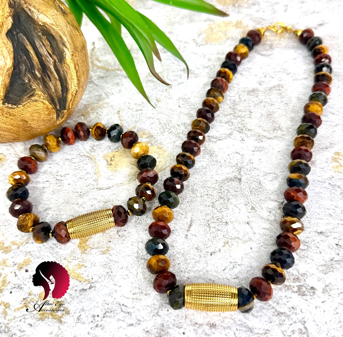 Multicolor Tigers Eye Set