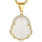 Crystal Gemstone Buddha Necklace | Gemstone Buddha Necklace